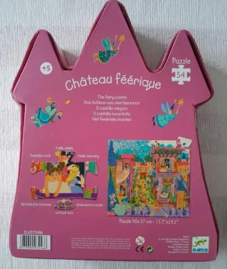 Puzzle Djeco Castillo Princesas 54 Piezas