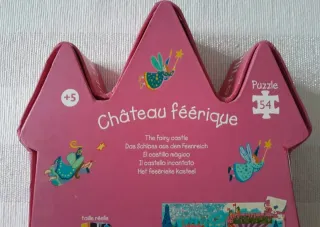 Puzzle Djeco Castillo Princesas 54 Piezas