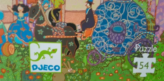 Puzzle Djeco Castillo Princesas 54 Piezas