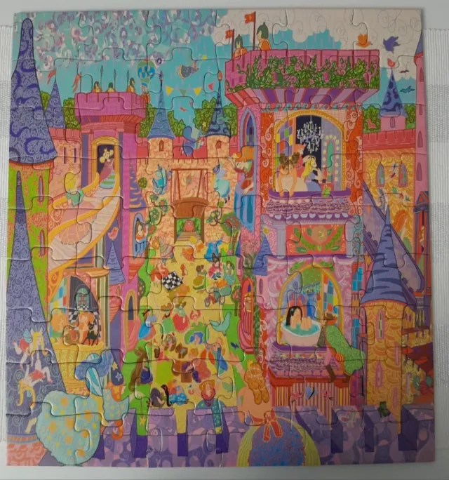 Puzzle Djeco Castillo Princesas 54 Piezas