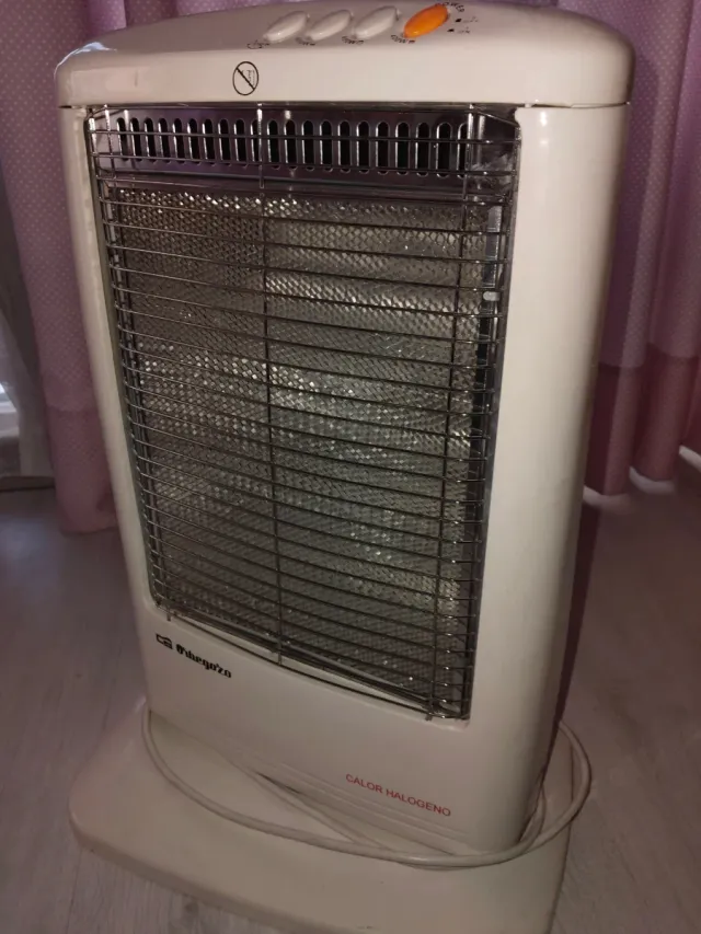 Calefactor Orbegozo Halógeno Blanco