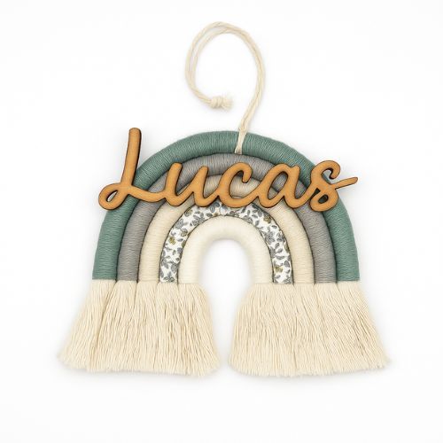 Nome arcobaleno decorativo personalizzato