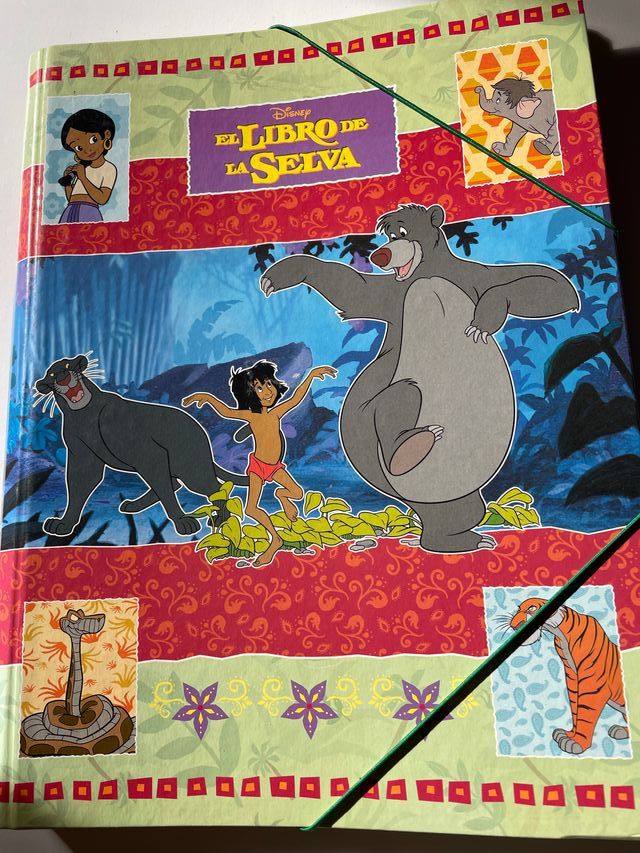 Carpeta clasificadora EL LIBRO DE LA SELVA DISNEY.