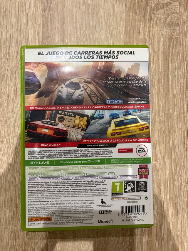 Need for Speed Most Wanted Xbox 360