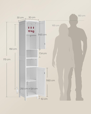 Mobile da Bagno con Luce, Armadietto Mobiletto da