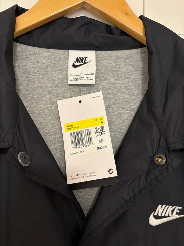 Chaqueta Nike Negra Hombre