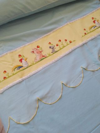 Lenzuolo singolo con disegno animali