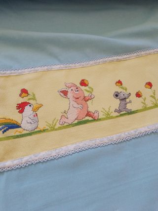 Lenzuolo singolo con disegno animali