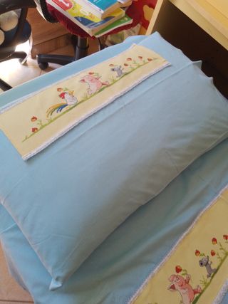 Lenzuolo singolo con disegno animali