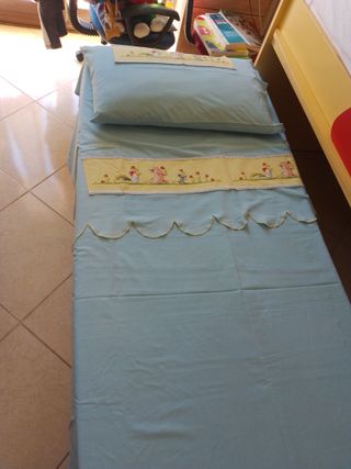 Lenzuolo singolo con disegno animali