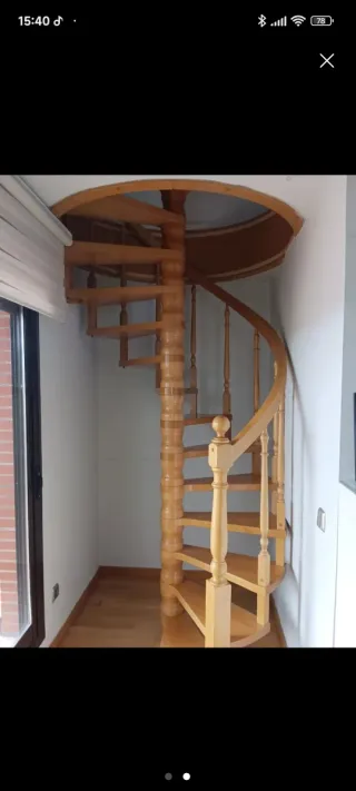 Escalera caracol LISTA PARA LLEVAR.