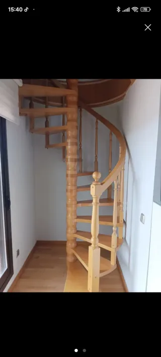 Escalera caracol LISTA PARA LLEVAR.