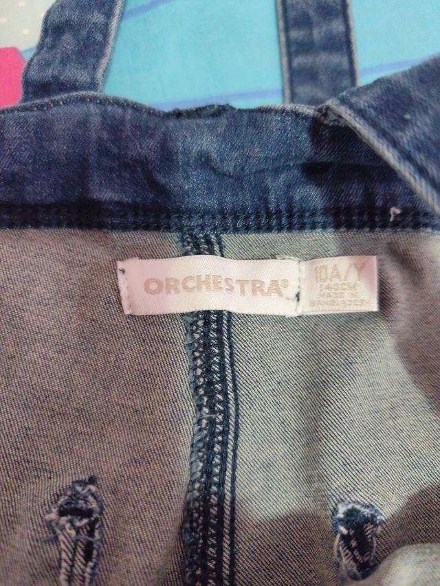 Peto vaquero niña 10 años