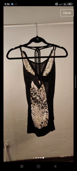 Top estampado animal print 2000