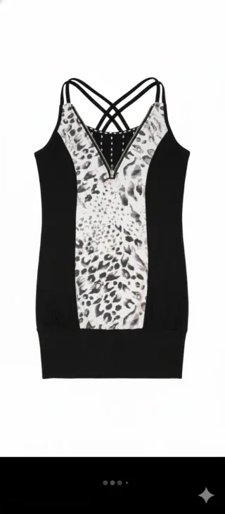 Top estampado animal print 2000