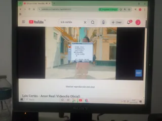 Pantalla PC Sobremesa Negra funcionando perfectame