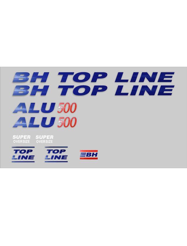 Pegatinas para bicicleta BH Top Line ALU 500