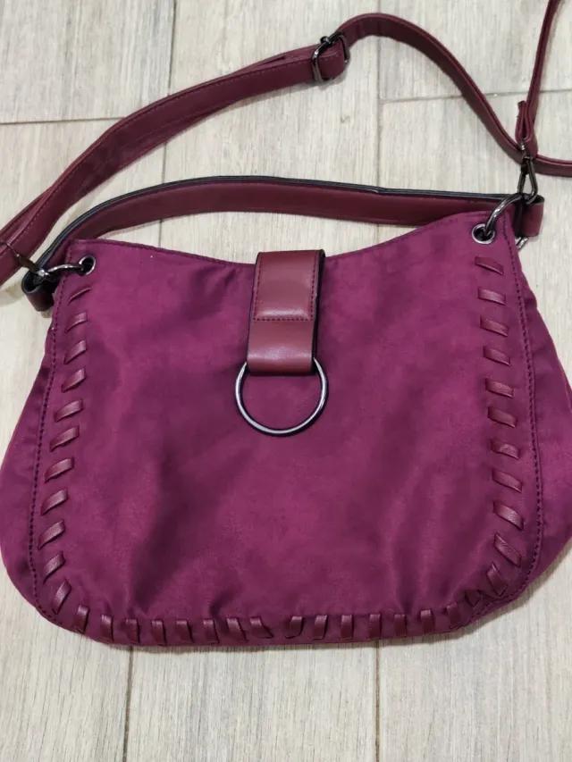 Bolso burdeos mujer