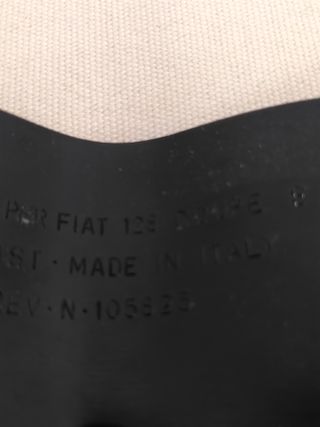 Copriradiatore Fiat 128 Coupé Nero Nuovo