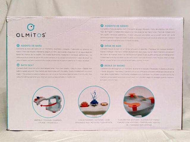 Asiento de Baño para bebé - Olmitos con Juguetes
