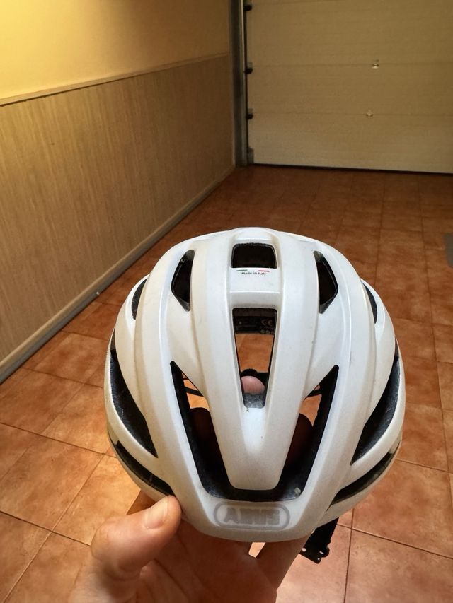 Casco ABUS Stormchaser Talla M Blanco