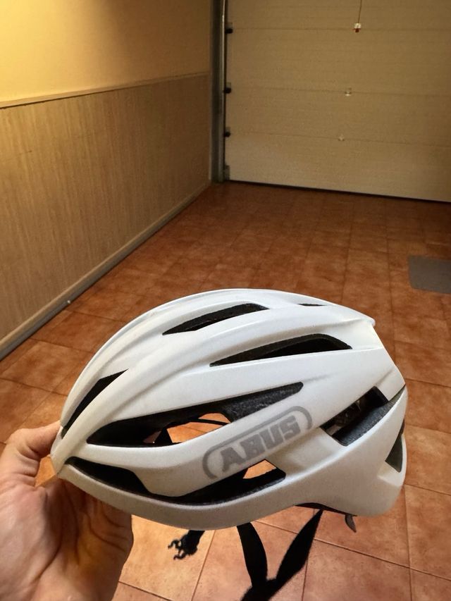 Casco ABUS Stormchaser Talla M Blanco