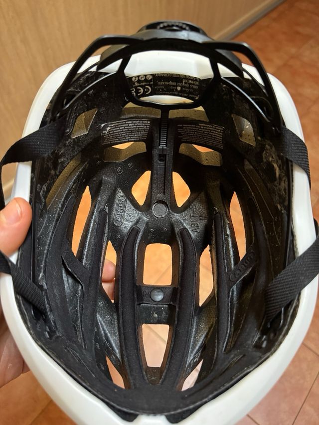 Casco ABUS Stormchaser Talla M Blanco