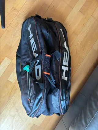 Bolsa de Tenis HEAD Tour Team 12R y raquetas