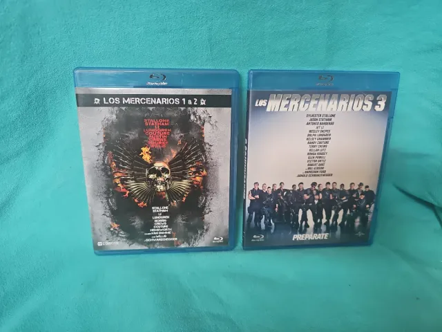 Los Mercenarios 1-2 y 3 Blu-ray