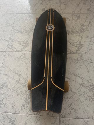 Longboard Oxelo Skateboard Negro