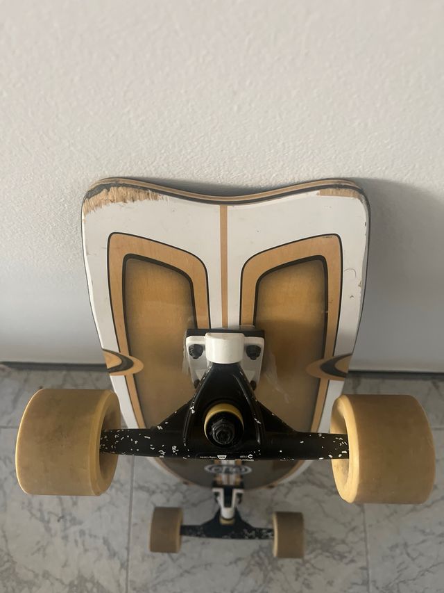 Longboard Oxelo Skateboard Negro