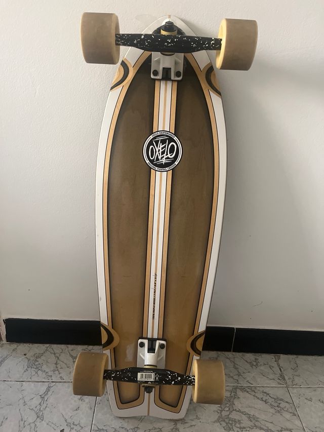 Longboard Oxelo Skateboard Negro