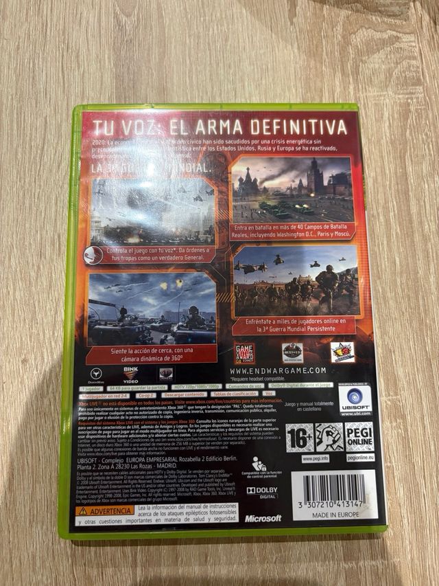 Tom Clancy's Endwar Xbox 360