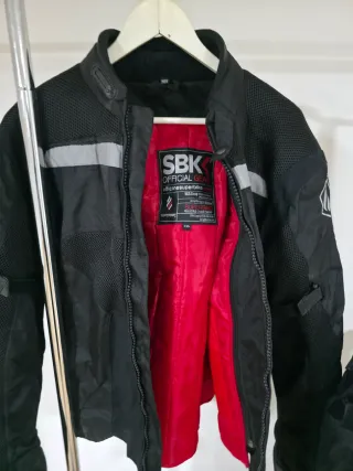 Chaqueta Moto SBK Oficial Talla XXL y pantalón