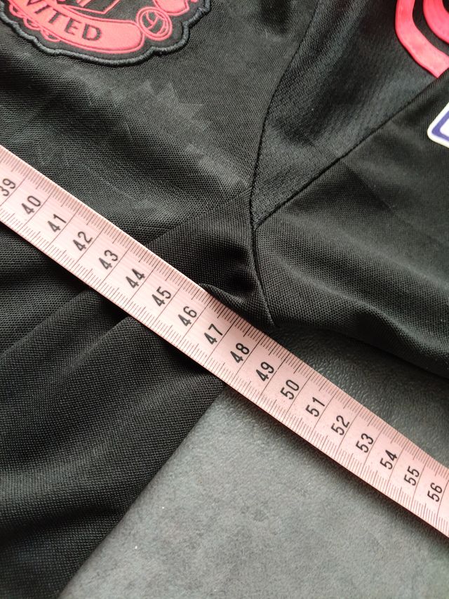 Camiseta Manchester United Adidas Negra Roja