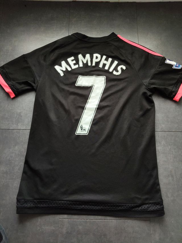 Camiseta Manchester United Adidas Negra Roja