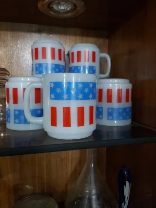 Set 12 Bicchieri Tazze USA glasback