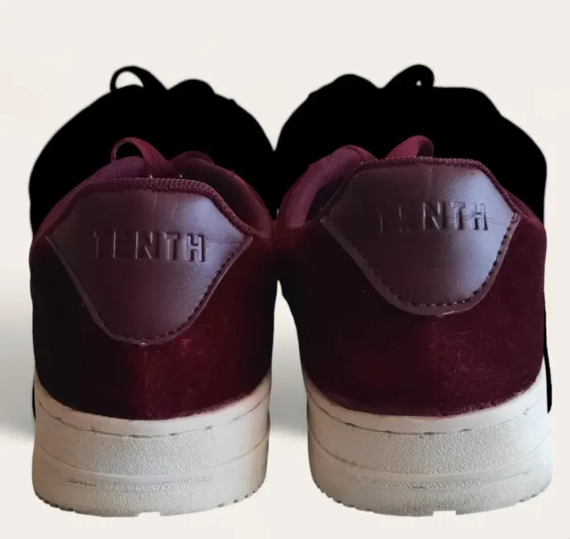 Zapatillas terciopelo burdeos T.38