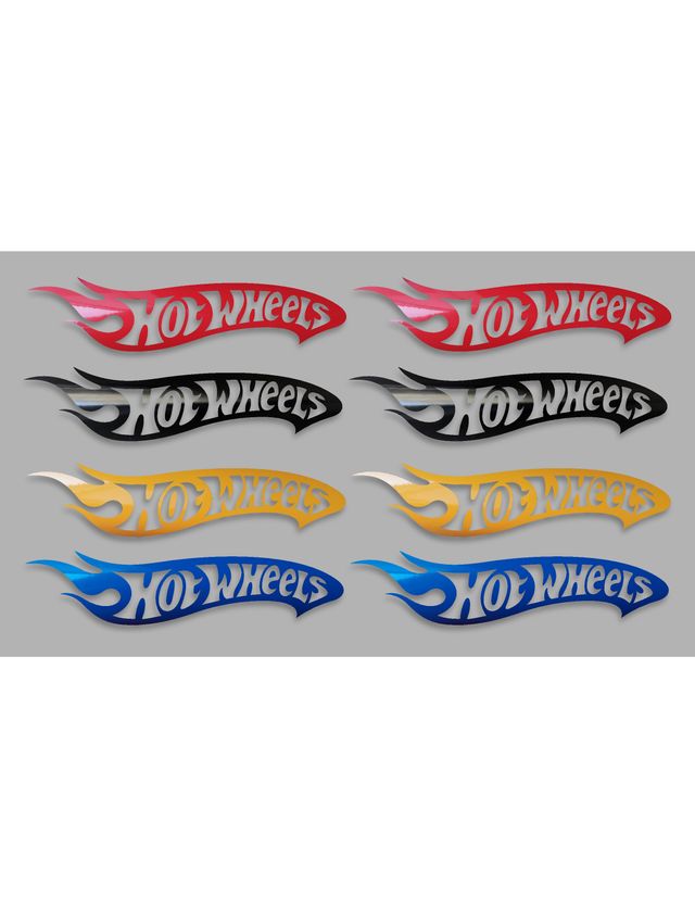 8 Pegatinas HOT WHEELS