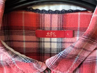 Camicia donna EDC a quadri stile country