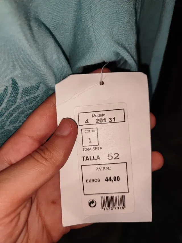 Camiseta Pitti azul estampada floral