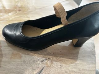 Zapatos Flamenco de piel Semiprofesionales Negros