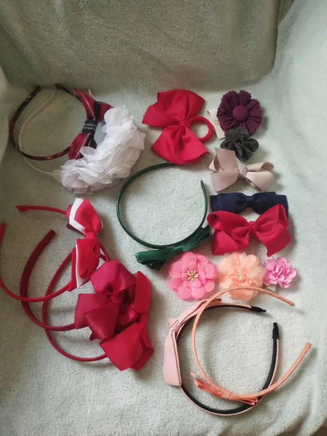 Lote accesorios pelo niña