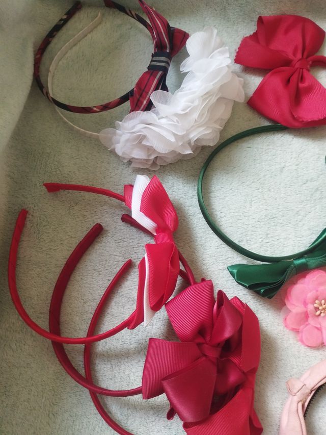 Lote accesorios pelo niña