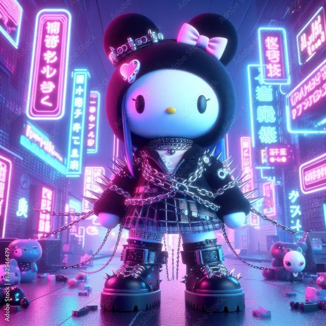 Hello Kitty Cyber Goth Tokyo Edizione