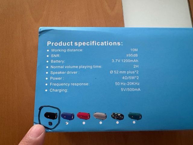 Altavoz Portátil T&G TG534 Bluetooth