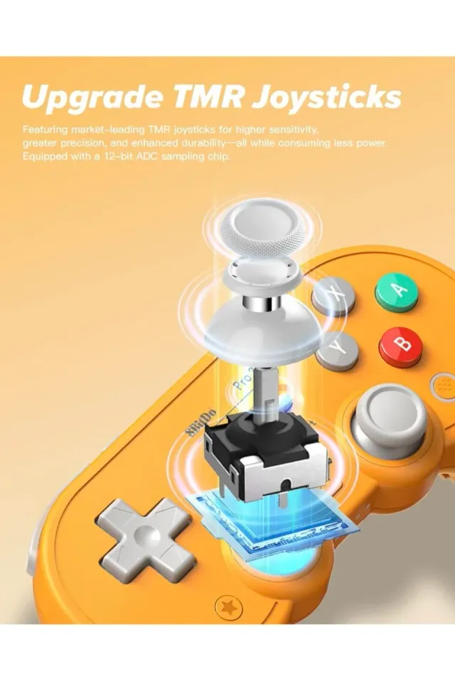 Mando 8Bitdo Pro 3 Bluetooth Naranja