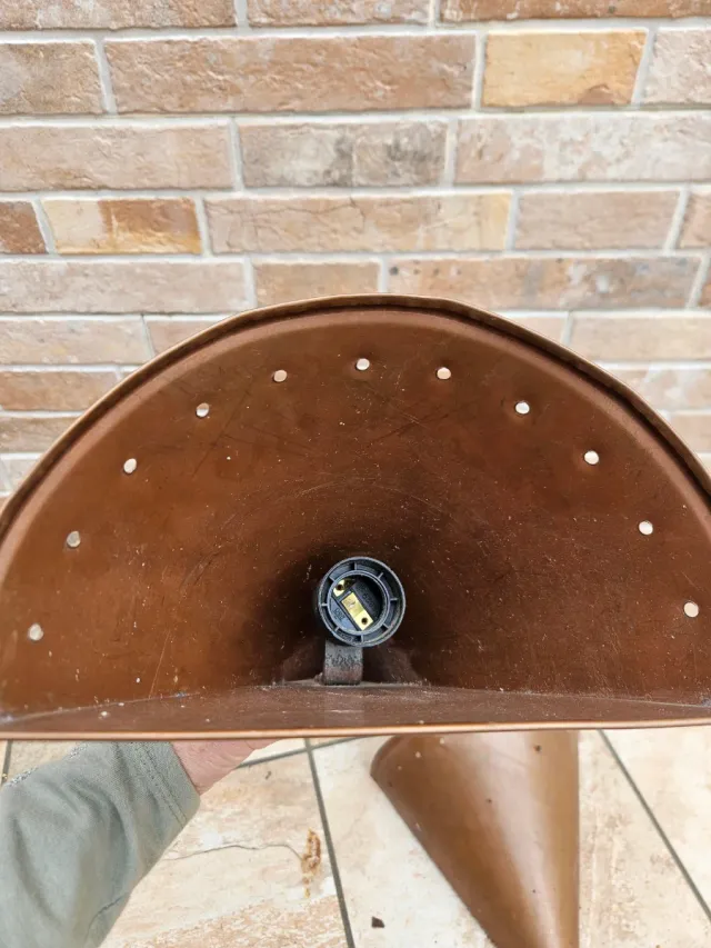 3 Faroles Metálicos Marrones