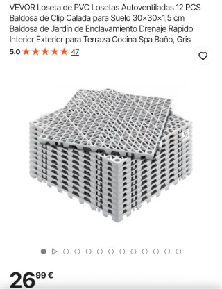 Losetas Antideslizantes Modulares