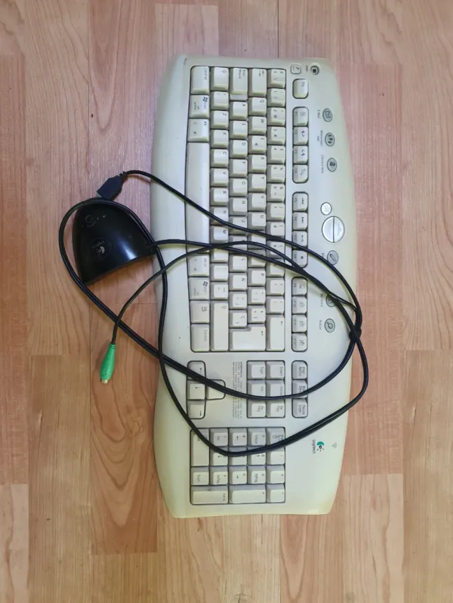 Teclado Inalámbrico Logitech Y-RH35 Beige